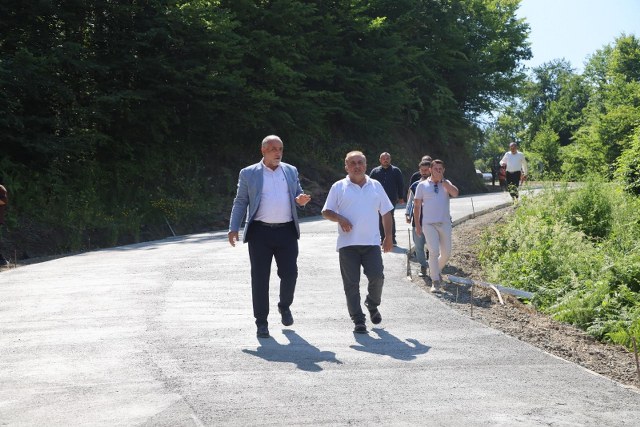 Samsun'da o ilçeye 150 milyon TL yatırımla beton yollar yapıldı
